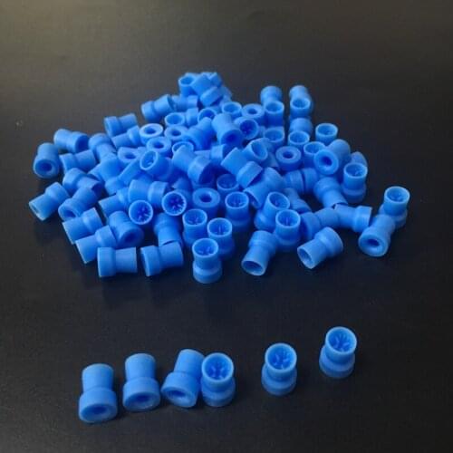 100pcs Dental Disposable Prophy Cups Webbed Snap-on type Plain polishing cup