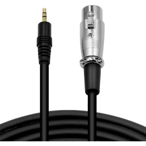 2.5 M 3 Pin XLR Socket to 3.5 Mm 1/8 '' Plug, Plug, 3.5 Mm Socket And