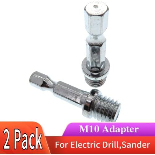 M10 Quick change magnetic drill extension kit screwdriver bit and sander(2Pcs)