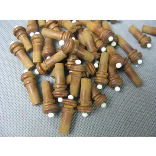 30pcs of Beautiful jujube violin endpins #6432