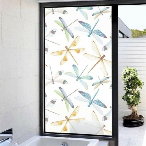45*58cm Static Glass Frosted Sticker Anti UV Privacy Office Bathroom Glass Sliding Door Window Film Stickers