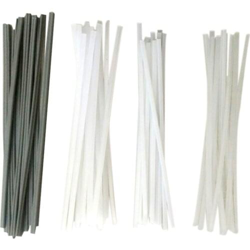 50pcs Plastic Welding Rods ABS/PP/PVC/PE Welding Sticks For Plastic Welder 20 CM