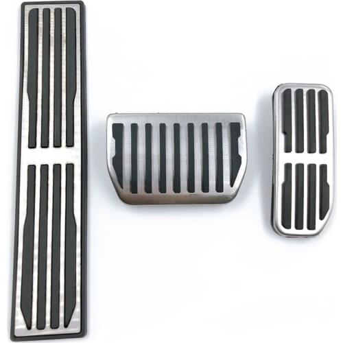 Stainless Steel Car Accessory for Jaguar XE XF F-PACE F PACE 2015-2018 Gas Brake Foot Rest Refit Pedal Decorate Pads Covers