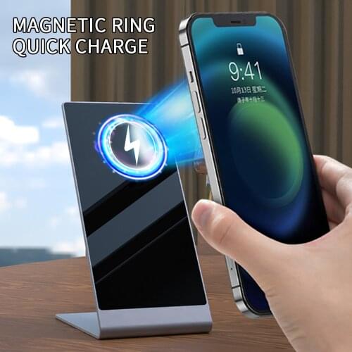 Wireless Chargers Magnetic Holder For IPhone 12 Pro Max Fast Charging Wireless Charger Docking Station Mobile Phone Bracket