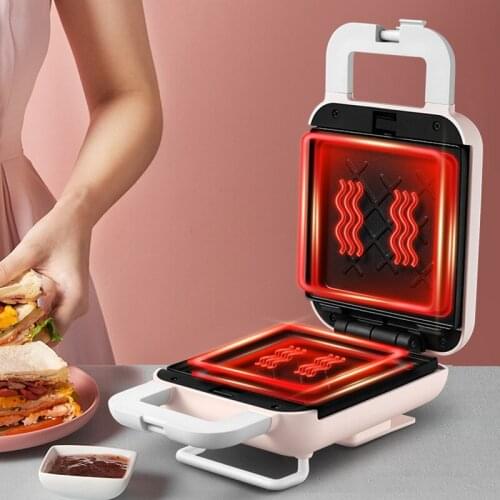 Non-stick Cooking Surface Electric Waffle Maker Home Hot Dog Sandwich Egg Cake Oven Multifunctional Breakfast Machine