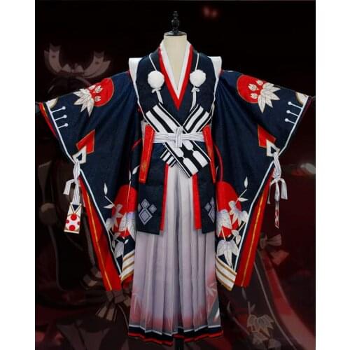 Game Onmyoji SSR Onikiri Kimono Cosplay Costume Unawakened Halloween Costumes Cosplay Suits Full Set Sword Wig Shoes Costume