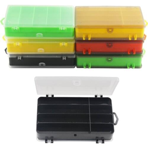 Fishing Lure Box 13 Compartments Fishing Accessories Lure Hook Boxes Storage Case Double Sided High Strength Fishing Tackle Box
