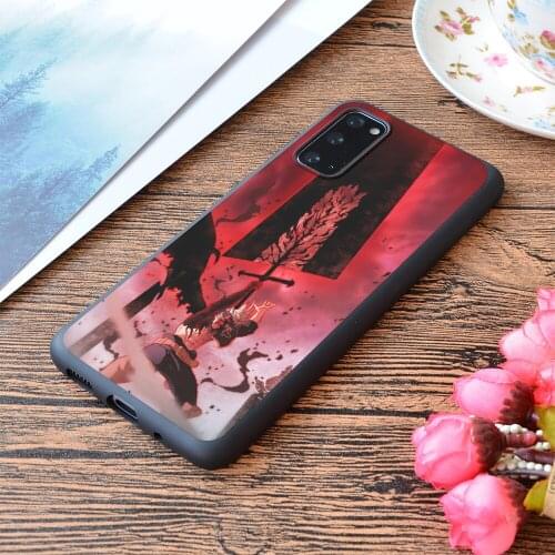 For Samsung Galaxy Black Clover Asta Print Soft Matt Phone Case