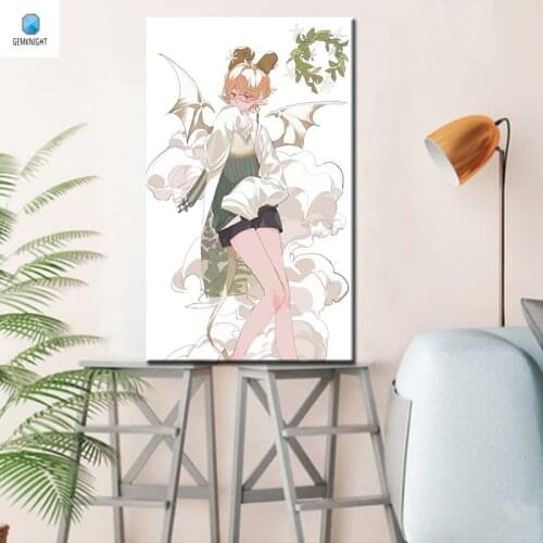 Diy oil painting anime poster digital paint by numbers Traditional Chinese coloring by numbers modular painting home decor