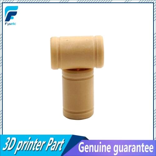 50pcs 3D Printer Solid Polymer LM8UU Bearing - 8mm shaft VS RJMP-01-08 R Solid Plastic Bearing 8 mm ID 15mm OD 24mm Length