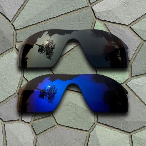 Grey Black&Violet Blue Sunglasses Polarized Replacement Lenses for Oakley Radarlock Path