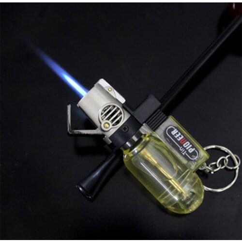 Portable Butane Jet Torch Cigarette Windproof Lighter Plastic Fire Ignition Burner kitchen camping lighters gadgets for men