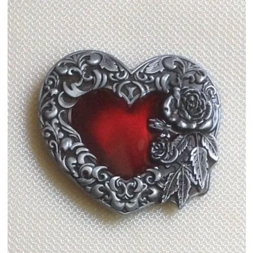 The heart and flower Belt Buckle JF-BY294 suitable for 4cm wideth belt with continous stock free shipping