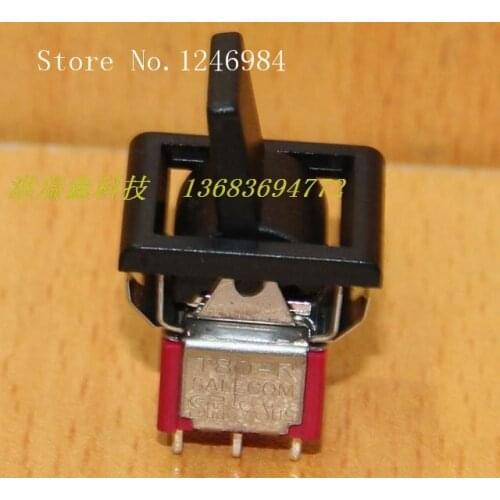 [SA]R8017-P14 dual six foot two tranches black handle small toggle switch toggle switch Taiwan SH T80-R--50pcs/lot
