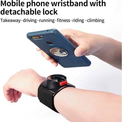 Detachable Running Arm Bag Sports Riding Camera Navigation Rotating Equipment Apple Android Mobile Phone Arm Wrist Support