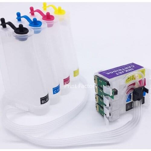 T2001-T2004 CISS Ink System With Chip For Epson XP200 XP300 XP400 XP310 XP410 XP510 WF2510 WF2520 WF2530 WF2540 USA Version