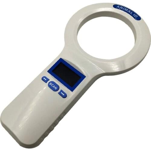OLED Display Pet Scanner ISO11784/5 Animal Pet ID Reader Chip Transponder USB RFID Handheld Microchip Scanner for Dog Cats Horse