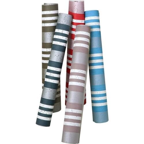 Modern Nordic Grey Blue Stripe Wallpaper Roll for Walls Personalized Line Wall Paper for Room Sofa Shop Walls papel pintado