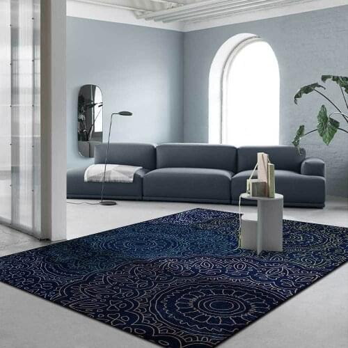 Modern Nordic Large Carpets for Living Room Bedroom Area Rug Datura flowers 3D Print Abstract Home decoration Carper Kitchen Mat