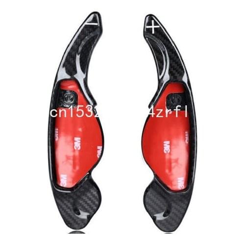 Steering Wheel Shift Paddle Extension For Jaguar XE XJ XFL F-PACE Carbon Fiber