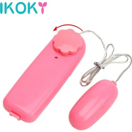 IKOKY Clitoris Stimulator Strong Vibrator Sex Toys for Women Female Vibrating Egg Adult Product G-Spot Massager Remote Control