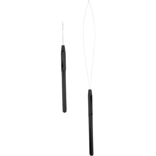 Hair Or Feather Extension,Hair Extensions Loop Threader Wire Pulling Hook Tool