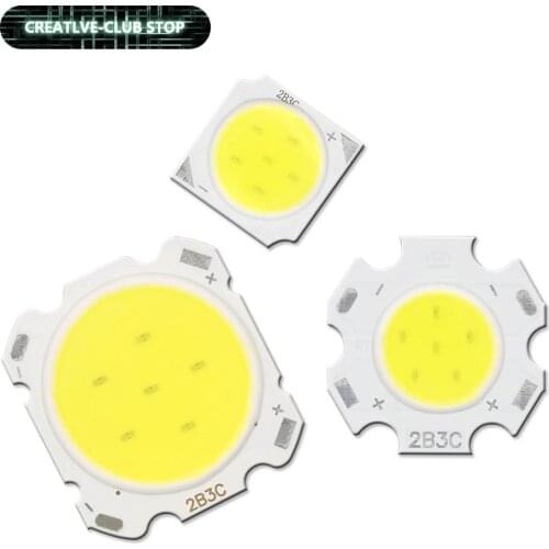 10pcs a lot LED COB Source Lamp Beads 3W 5W 7W 10W White/Warm White/Neutral White Flashlight Light Bulb Light Lamp Spotlight DIY