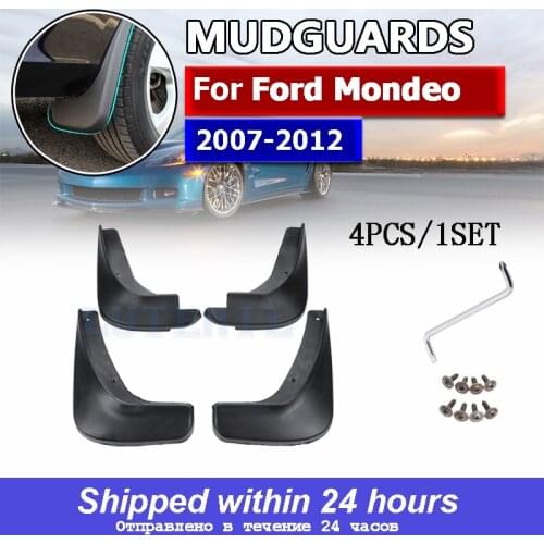 4Pcs Car Front Rear Mudflaps Mudguards Fender Flares Splash Guards Mud Flaps for Ford Mondeo 2007-2012