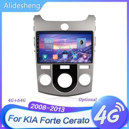 For Kia Cerato 2 TD Forte 2008 - 2013 Android 9.1 Car Multimedia Player Navigation 4G+64G 2 din DSP WIFI Car Radio Video Player