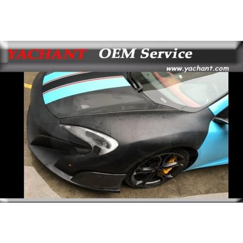 Car-Styling New Carbon Fiber Body Kit Fender 2Pcs Fit For 2011-204 MP4 12-C 675LT Style Front Fender (Need 650S Headlight)
