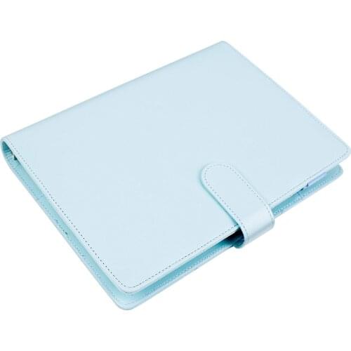 Laconile A5 PU Leather Spiral Wirebound Notebook Daily Weekly Monthly Agenda Calendar Writing Books