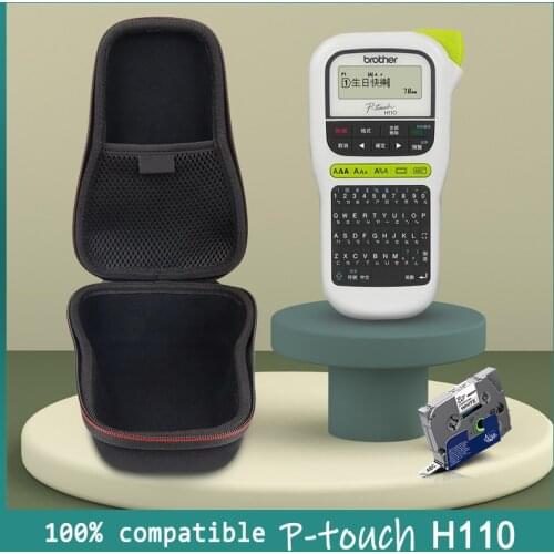 EVA Case for Brother TZe-231 P-Touch PTH110 PT-H110 PT-H100 PT-E110 Label Maker Case Portable Protective Carrying Storage Bag