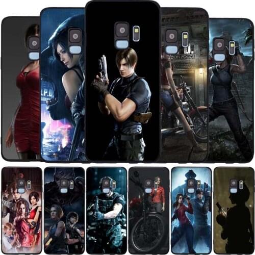 Resident evil2 3D black Soft phone Case For Samsung S20 S10 S9 S8 S7 edge Plus Lite Note 8 9 10 A6 A7 A8 A9 2018 Cover