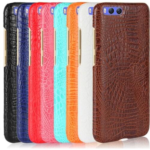 Xiaomi Mi 6 M6 Mi6 Case Crocodile Grain Hard PC+PU Leather Surface Back Cover Hard Case for Xiaomi Mi 6 M6 Mi6 Phone Hard Cover