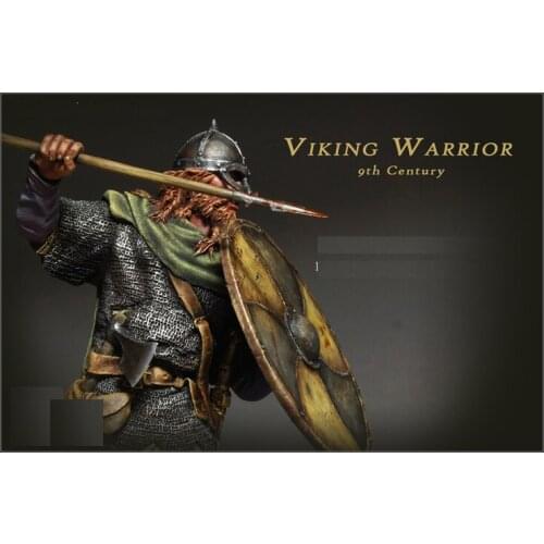 1:12 Resin Figure Bust Model Historical Theme Viking Fighter X168
