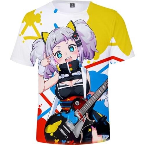 Kawaii Kaguya Luna 3D Print Spring Summer Preppy Men/Women Cartoon Clothes T-shirt Streetwear Kids Streetwear Tshirt Anime Tees