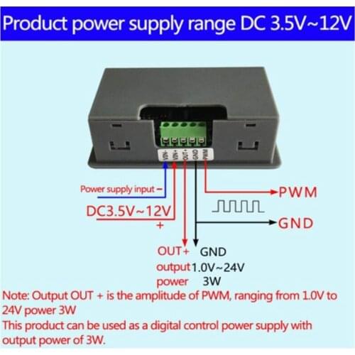 LBER Full Function Pwm Pulse Frequency Duty Ratio Adjustable Module Square Wave Rectangular Wave Signal Generator Xy-Apwm