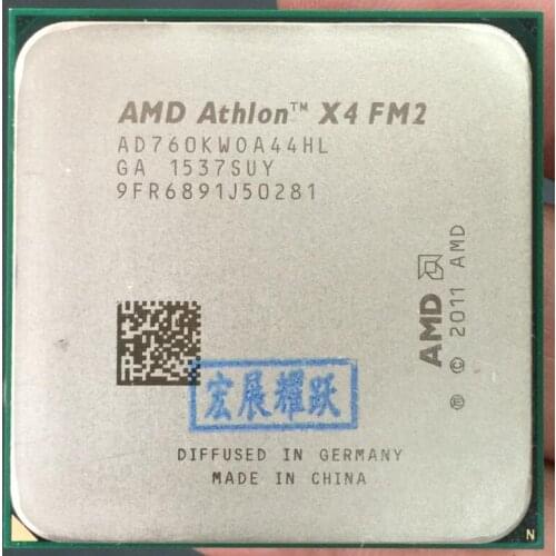PC computer AMD Athlon X4 760K X760K AMD 760 FM2 Quad-Core CPU 100% working properly Desktop Processor