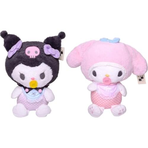 Cartoon Stuffed Plush Toys Nipple Kullomi Melody Anime Kawaii Cute Soft Plushie Doll Decoration Toy Girl Gift Children Toys 30cm