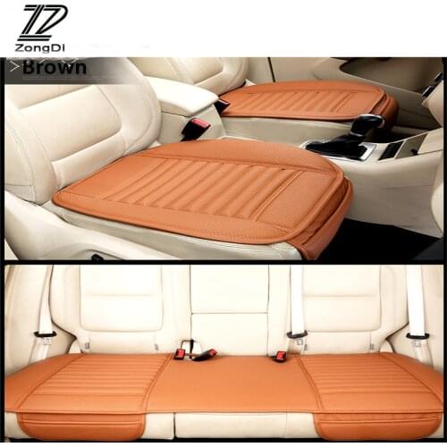 ZD 2018 NEW Pu Leather Car Styling Seat Pad Cushion Covers For Citroen C5 C4 C3 C2 Mini Cooper Opel Astra H G J Vectra C Saab
