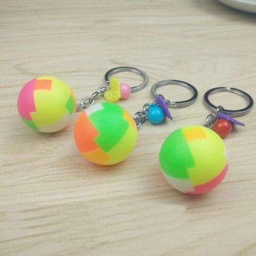 New Children Kids DIY Assembling Magic Square Roung Ball Cube Blocks Mini Key Chain IQ Training Educational Toys Christmas Gifts