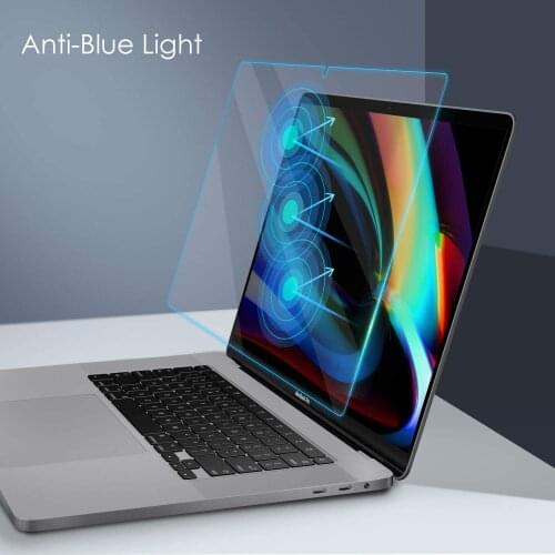 For Apple Macbook Pro 16 Inch A2141 Laptop Screen Transparent Anti-Glare Protector Film