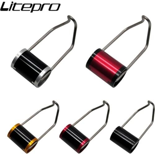 Folding Bicycle Light Stand For Brompton BMX Bike Front Fork Aluminum Alloy Fixing Bracket Cyclinig Parts