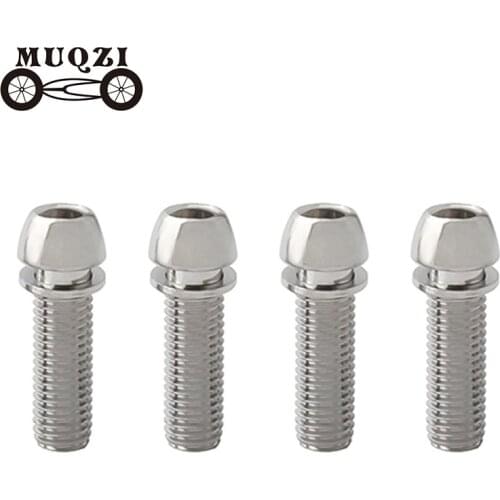 MUQZI 4pcs Bike Derailleur Trigger Shifters Locking Screws M7 Bolts Cycling Locked Fixing Screws Bicycle Shift Accessories
