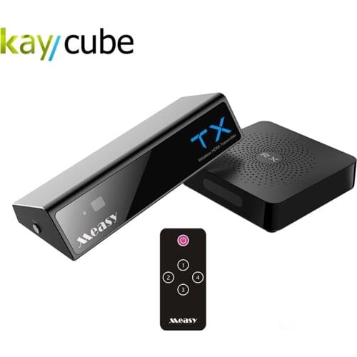 W2H Max Wireless HDMI Video Transmitter and Receiver HD1080P 4 HDMI-IN Extender up to 30M/100 Feet Wireless HD 60GHZ Video Audio