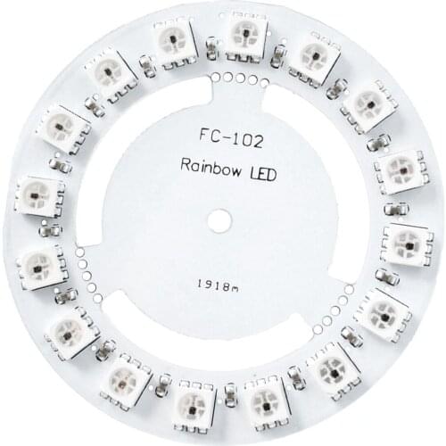 WS2811 5050 RGB-LED Module Lamp Panel Round 16-Bit 60mm 5V Rainbow Precise for