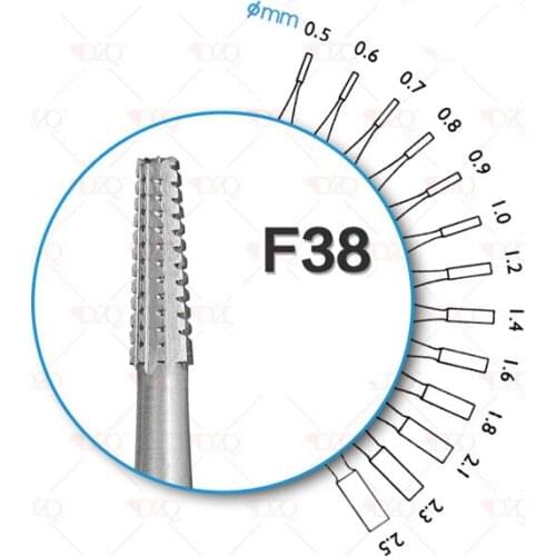 Jeweler Jewelry Carving Burs Jewelry Polishing Tool Fig 38 Cone Steel Bur 6pcs/lot Goldsmith Engraving Tools