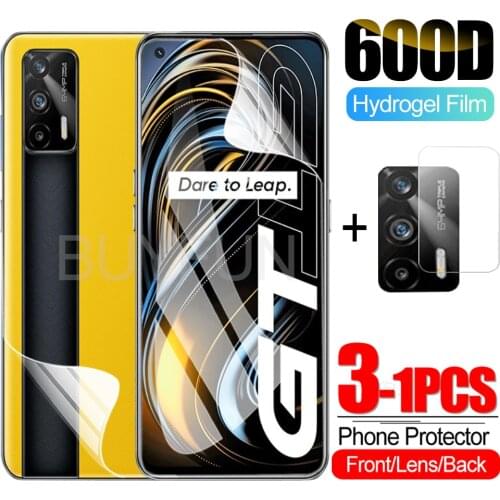 Protector Screen Phone Film For Oppo Realme GT Neo Hydrogel Film Screen Camera film for realme 8 pro C21 V5 screen Lens film