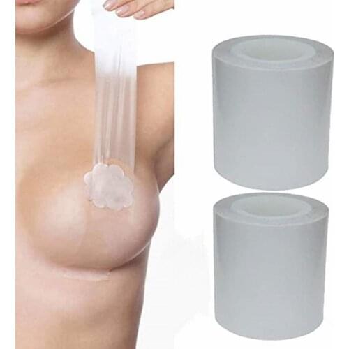 Women Breast Nipple Covers Push Up Clear Body Tape Invisible Breast Lift Tape Adhesive Boob Intimates Sexy Bralette Pasties