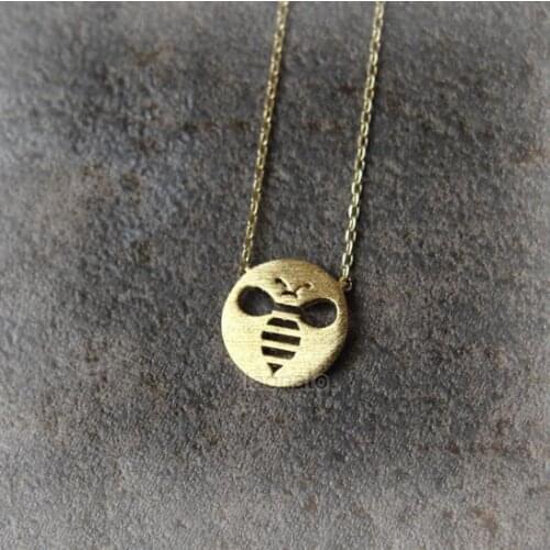 Daisies 10pc/lot Pendant Necklace Cutout Honeybee Necklace Animal Necklaces Pendants For Women